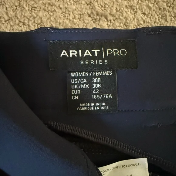 Ariat Navy Breeches - Picture 3 of 3